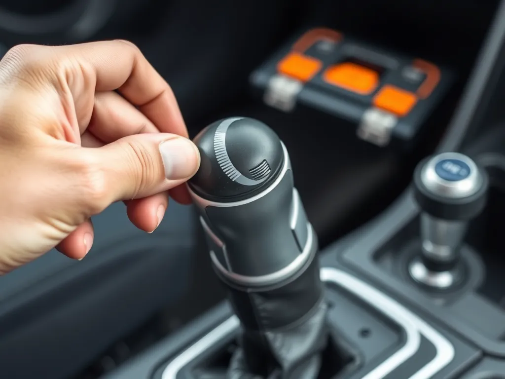 Wymiana gałki zmiany biegów. Cały proces krok po kroku